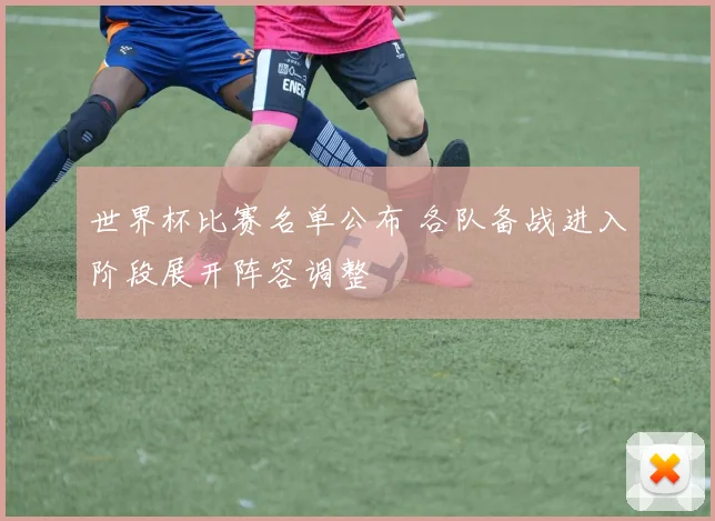 世界杯比赛名单公布 各队备战进入阶段展开阵容调整